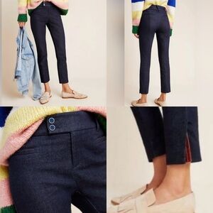 Anthropologie The Essential slim dark wash jeans - size 4